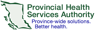 Logo de la PHSA avec les mots &quot;Province-wide solutions. Meilleure santé.&quot;