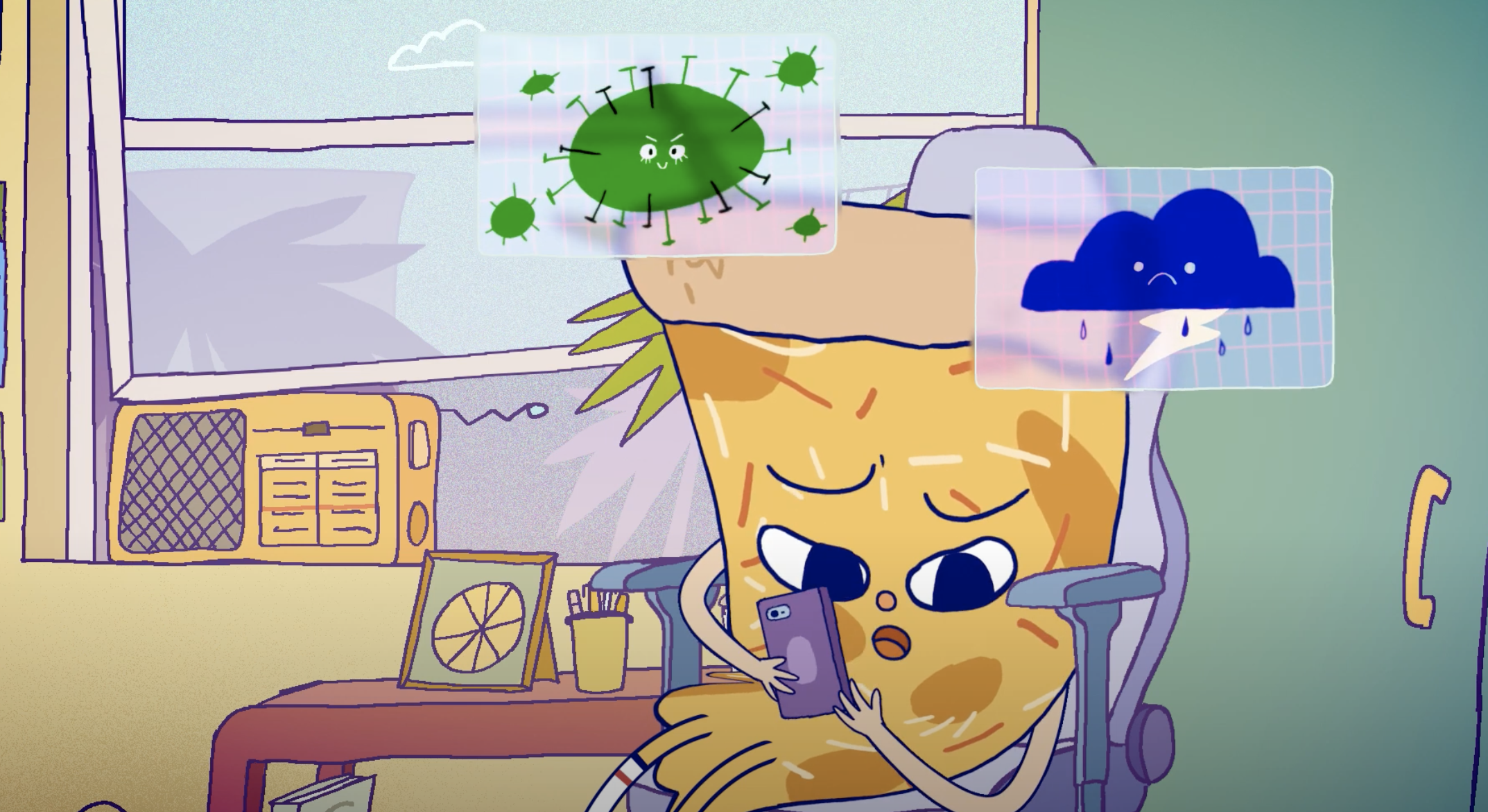 Caretoons animated series about anxiety for kids